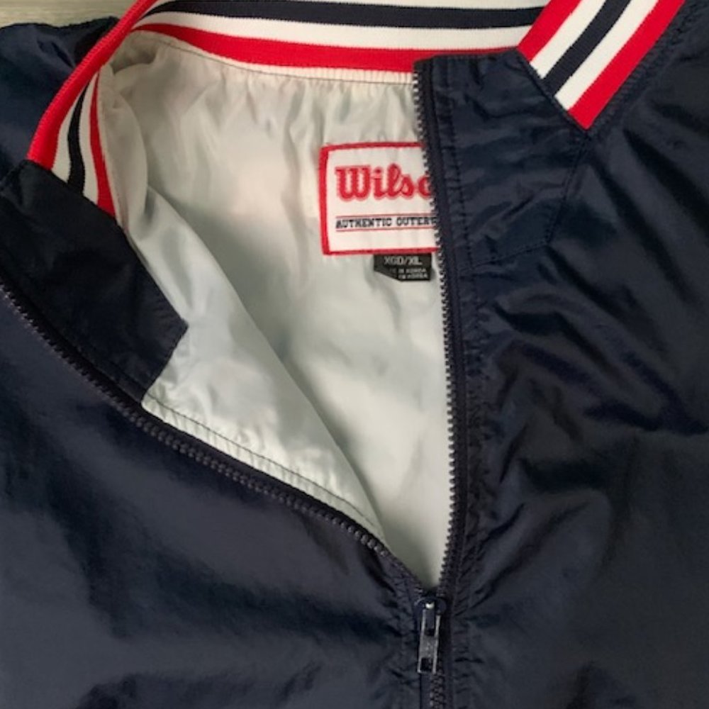Wilson Outerwear Half-Zip Pullover Windbreaker Xl - image 3